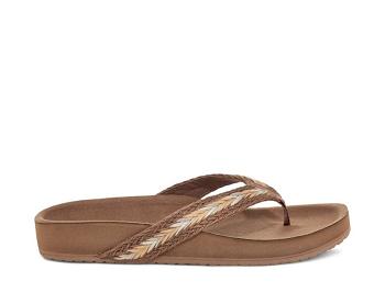 Sanuk She Loungy Hemp Flip Flop Dam Beige | Sverige 499ILH